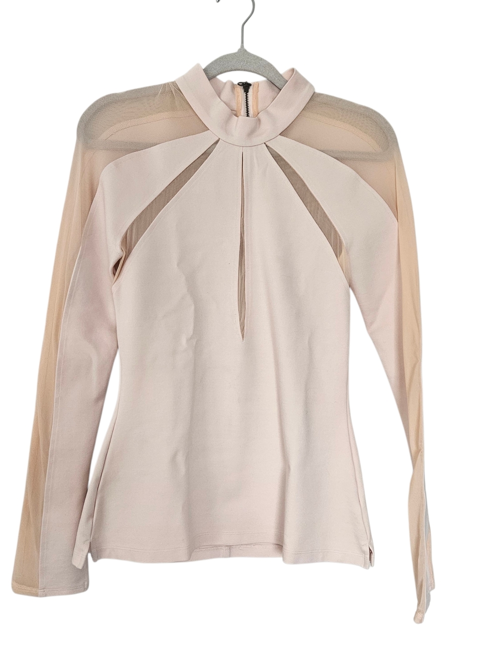Free People Nonarch Mock Neck Long Sleeve Top Size M - Picture 2 of 8